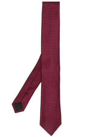 Red Boss Pointed Tip Silk Tie | Farfetch.com