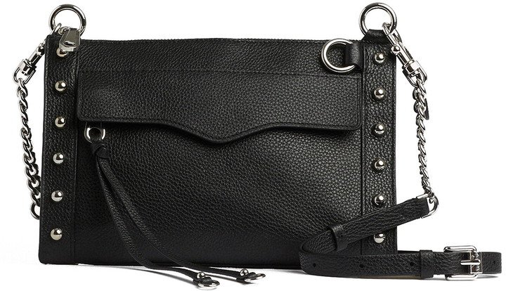 M.A.B. Leather Crossbody Bag