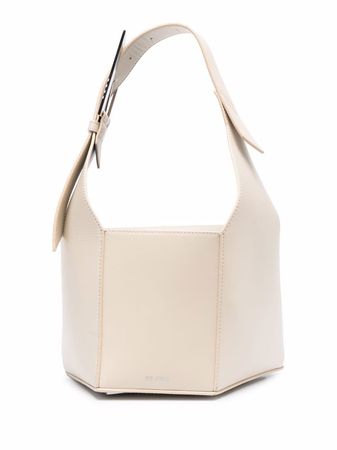 Shop The Attico panelled leather tote bag with Express Delivery - FARFETCH