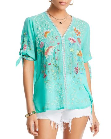 Johnny Was Cosette Blouse | Bloomingdale's