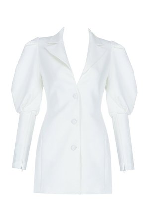 Cecily Blazer Dress- White – AD Los Angeles