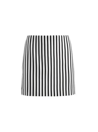 Elana Mini Skirt In Free Stripe Sm | Alice And Olivia