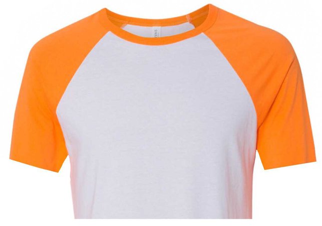 Orange Baseball Shirt