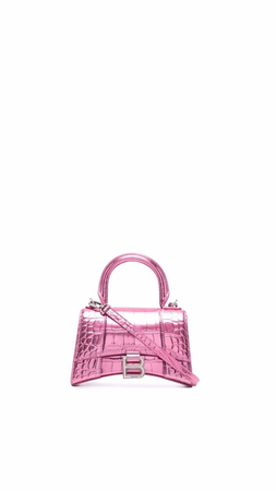 pink metalic bag