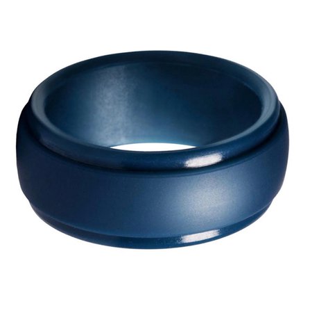 blue silicone ring