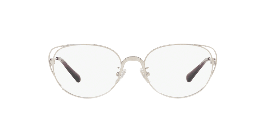 Coach Silver/Gunmetal/Grey Cat Eye Eyeglasses at LensCrafters