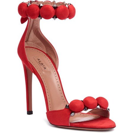red alaia shoes