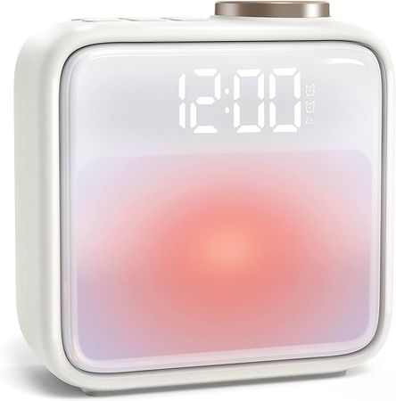 Amazon.com: AIRIVO Sunrise Alarm Clock Wake Up Light, Alarm Clock for Kids Bedrooms, 6 Scenes Simulation & 6 Soothing Sounds, Dual Alarms & Snooze, for Heavy Sleepers Sleep Aid : Home & Kitchen