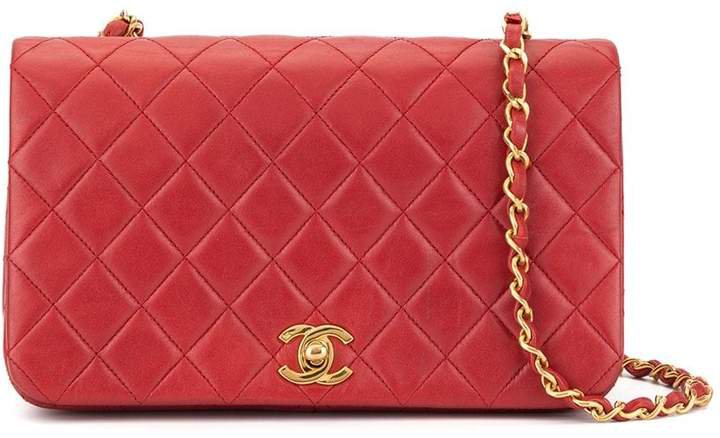 Pre-Owned quilted chain shoulder bag