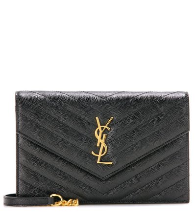 Classic Monogram Quilted Leather Shoulder Bag - Saint Laurent | mytheresa.com