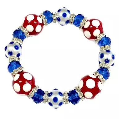 red white and blue bracelet - Google Shopping