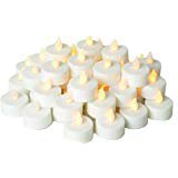 Tea Lights Candles, Battery Operated Flameless LED Votive Tea Lights, Electric Fake Candle in Warm White and Wave Open, Pack of 24, Flickering Pillar Candles for Weddings,Outdoor & Festival Celebration: Amazon.ca: Tools & Home Improvement