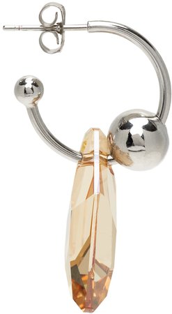 JUSTINE CLENQUET Silver Katharine Single Earring