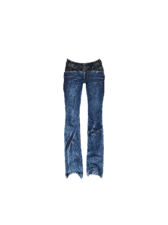 Barragán Barragan Crystal Jeans in black/blue (Dei5 edit)