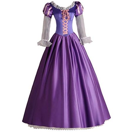 Amazon.com: Angelaicos Vestido de princesa para mujer, vestido de fiesta largo, color morado victoriano, Classic, XL: Clothing