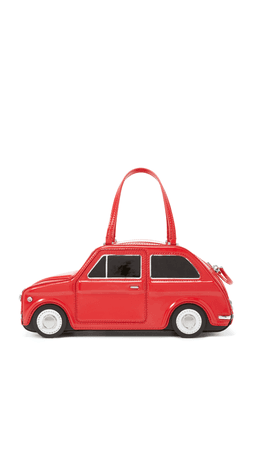 red car purse