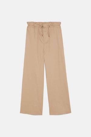 POPLIN PANTS-Collection-CARE FOR WATER-JOIN LIFE COLLECTION-JOIN LIFE | ZARA United States