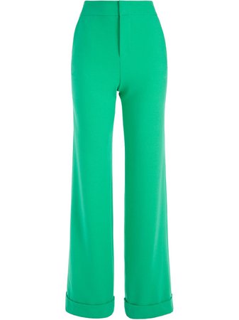 Alice+Olivia Dylan Cotton Palazzo Trousers - Farfetch