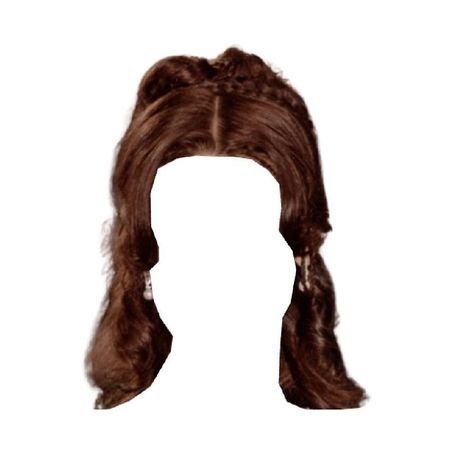 red brown hair half up half down elaborated braids braided bun updo hairstyle