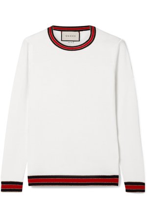 Gucci | Striped wool sweater | NET-A-PORTER.COM