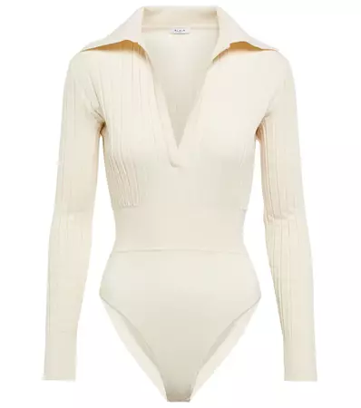 Alaïa - Ambra wool-blend bodysuit | Mytheresa