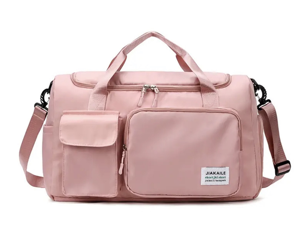 @darkcalista pink duffle bag