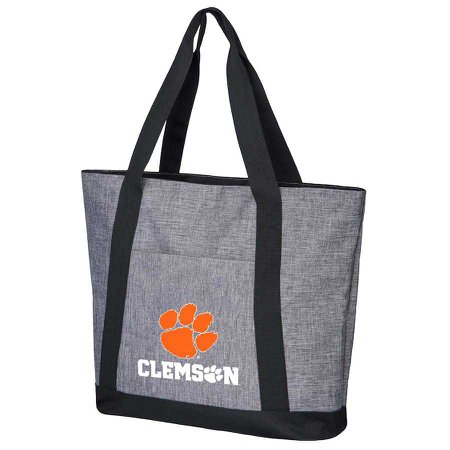 Clemson Tigers Heathered Tote Bag
