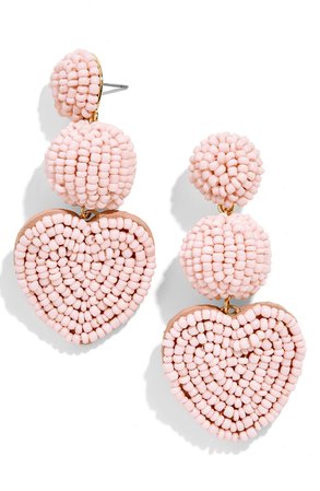 BaubleBar Vitina Beaded Heart Drop Earrings | Nordstrom