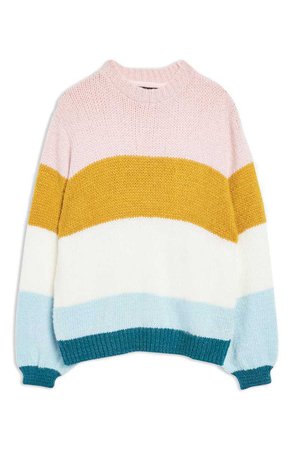 Topshop Colorblock Sweater