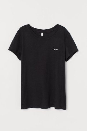 Jersey T-shirt - Black