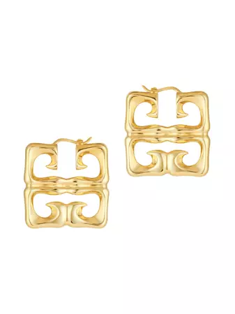 Shop Givenchy 4G Liquid Earrings in Metal | Saks Fifth Avenue