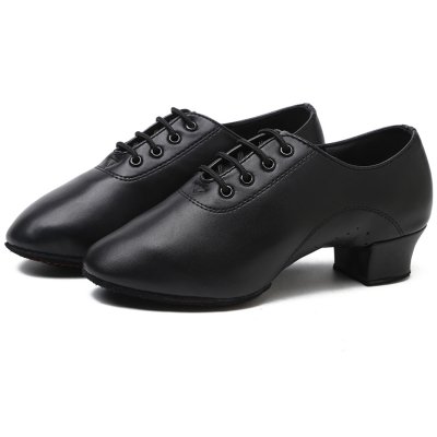 Men's Pointed Toe Lace-up Latin Dance Shoes - AGATHAGARCIA.COM