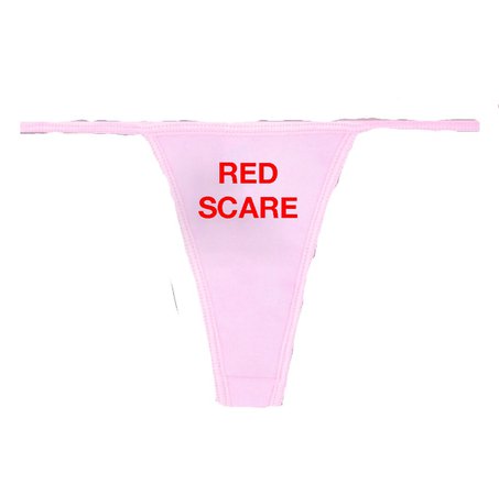 red scare thong