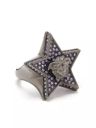 Versace star-shaped Logo Ring - Farfetch