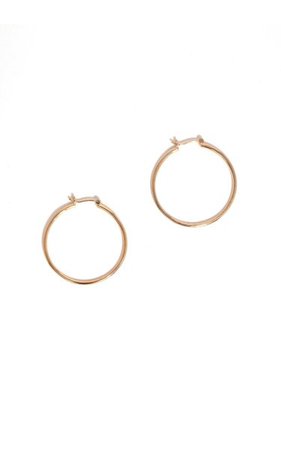 14k Gold-Vermeil Bailey Hoop Earrings By Young Frankk | Moda Operandi