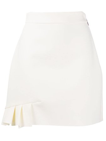 MSGM pleat-detail A-line skirt