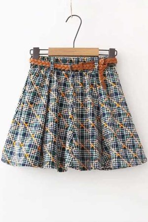 chic-color-block-plaid-elastic-waist-belted-mini-skirt_1513947476815.jpg (392×588)