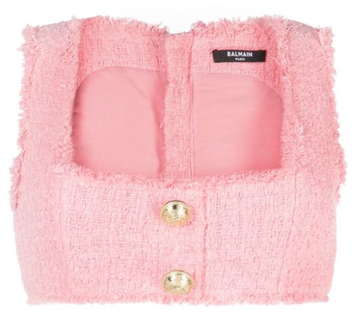 balmain pink top