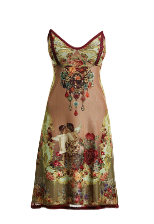Whimsical Embroidered Dress
