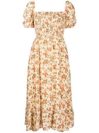 Reformation Meadow floral-print Midi Dress - Farfetch