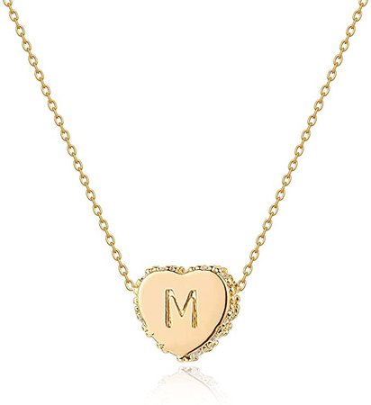 Amazon.com: Fettero Tiny Gold Initial Heart Necklace Choker Diamond CZ Pave Dainty Chain 14K Gold Filled Minimalist Simple Personalized Jewelry Gift for Women Letter Y: Clothing