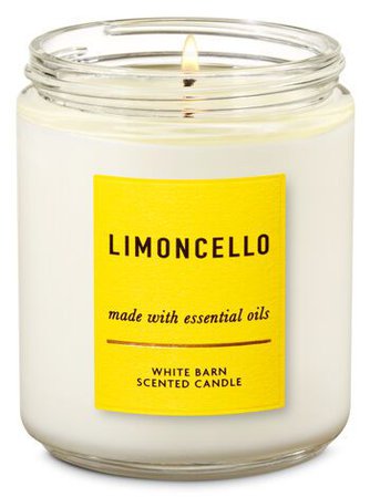 candle yellow white