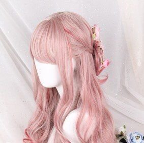 pink pastel ombre lolita wig