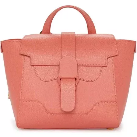 SENREVE Mini Maestra - Shop Luxury Leather Handbag - 100% Made in Italy, Coral