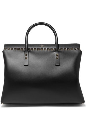 Valentino | Valentino Garavani Rockstud medium leather tote | NET-A-PORTER.COM