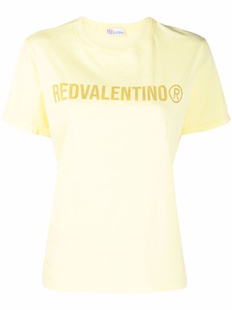 RED Valentino logo-print T-shirt - Farfetch