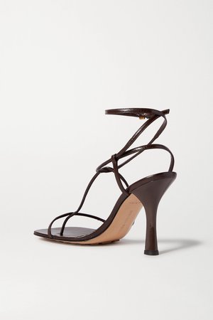 Brown Leather sandals | Bottega Veneta | NET-A-PORTER