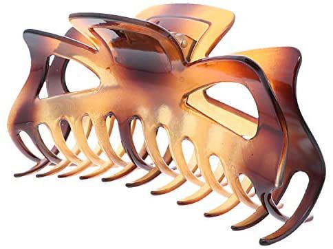 Amazon.com : Jumbo Shaded Jaw Clip Extra Large Hair Claw - Shaded Brown : Beauty