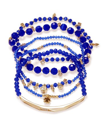 cobalt star necklace beads - Google Search