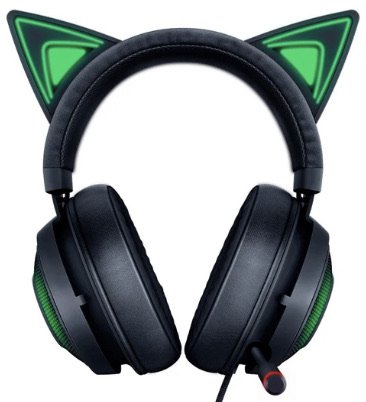 RAZER Kraken Kitty Edition Gaming Headset (Chroma Black)